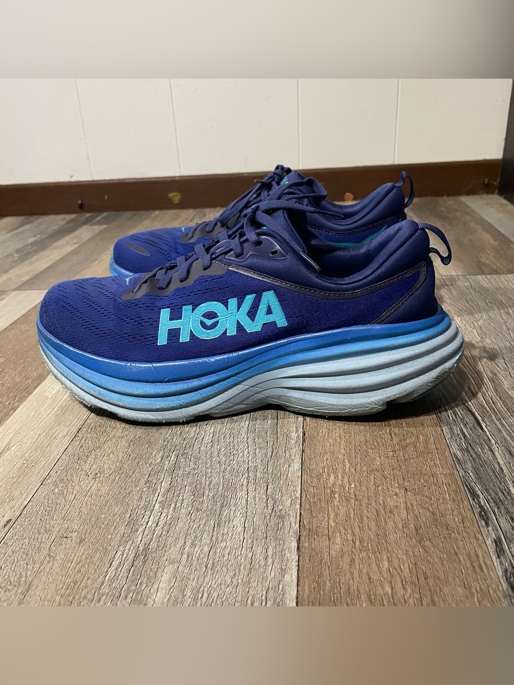 Hoka One One BONDI 8 Men's Running Shoes Size 11D